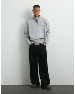 Pull&Bear Jean baggy relaxed - Gris