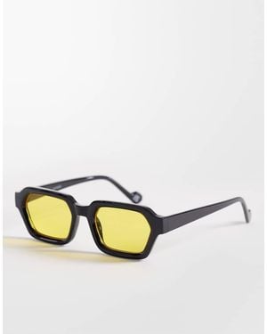 ASOS Rectangle Sunglasses - Black
