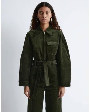 & Other Stories – jumpsuit aus cord - Grün