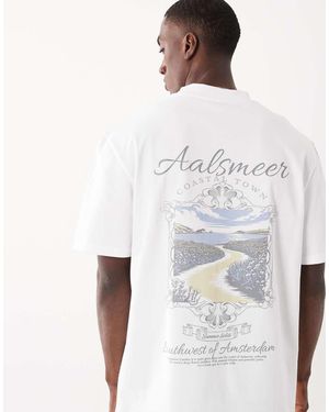 Threadbare Camiseta Blanca Con Estampado En La Espalda - Blanco