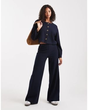 Miss Selfridge Super Soft Trouser Co-ord - Blue