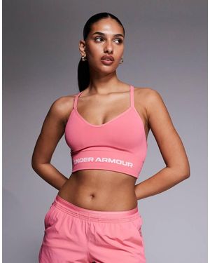 Under Armour Vanish Seamless Low Support Sports Bra - Pink