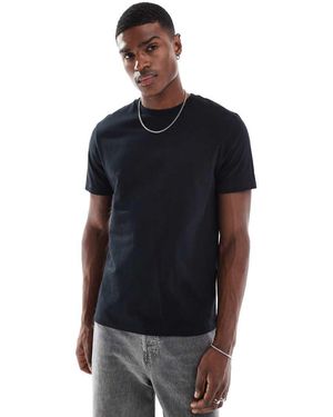 ASOS T-Shirt Girocollo Basic Nera - Nero
