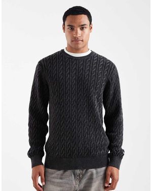 Levi's Presidio Cable Knit Jumper - Black