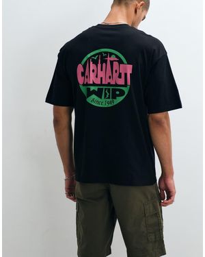 Carhartt Luggage Label Back Print T-Shirt - Blue