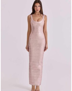 House Of Cb The Og Rosé Bandage Maxi Dress - Pink