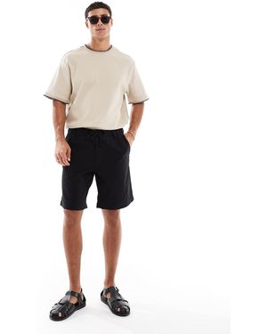 Jack & Jones Linen Mix Short - Natural