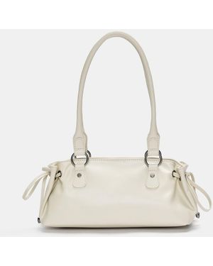 Pull&Bear Sac porté épaule avec liens - écru - Neutre