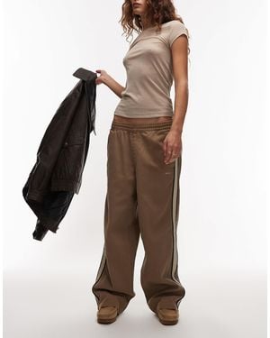 Obey – astrid – weite schlupfhose - Braun