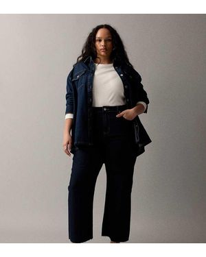 ASOS Asos Design Curve Ankle Grazer Comfort Stretch Straight Leg Jeans - Black