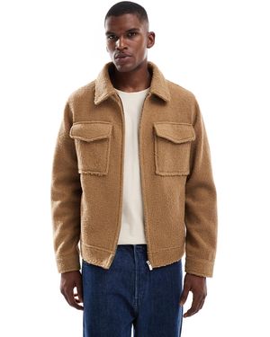 New Look – jacke aus bouclé - Blau