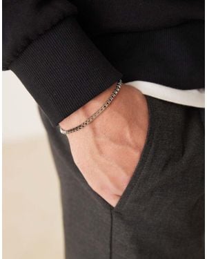 ASOS Box Link Chain Bracelet - Black