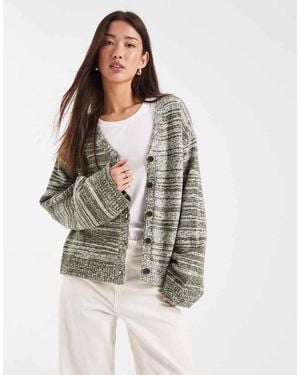 ASOS Knit Chunky Cardigan - Green