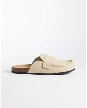 SEQWL Soda Slip On Loafers Style Mule With - White
