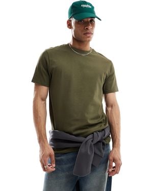 ASOS Heavyweight Crew Neck T-shirt - Green