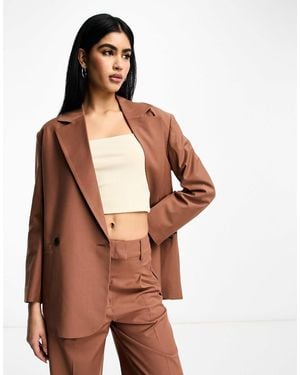AllSaints Corin Miro Co-ord Suit Blazer - Brown