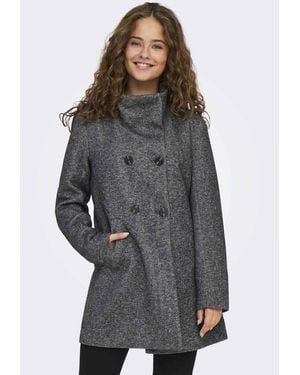 ONLY Manteau - foncé chiné - Gris