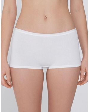 Tezenis Cotton French Knickers - White