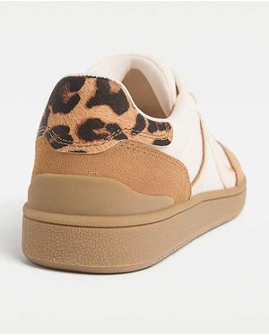 Stradivarius Casual Printed Trainers - Natural
