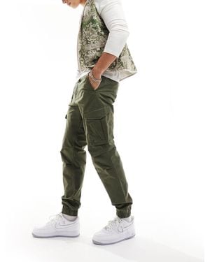 Jack & Jones Tapered Cuffed Cargo - Green