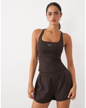 Tala Skinluxe Cross Back Singlet - Black