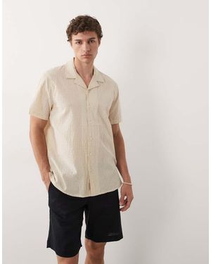 Blend Camicia Stile Cubano Leggera - Neutro