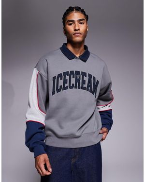 ICECREAM – warmes sweatshirt - Blau