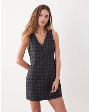 Miss Selfridge Pinny Dress - Black