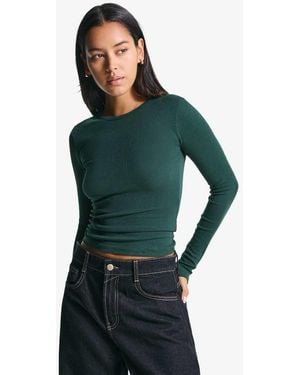 Bershka Long Sleeve Top - Green