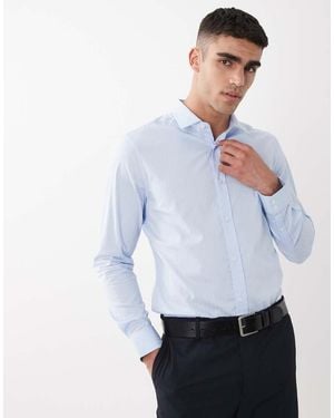 ASOS Smart Slim Textured Shirt - White