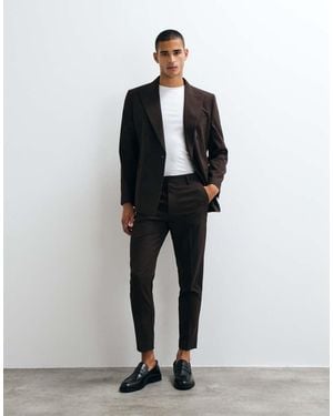 ASOS Tapered Suit Trousers - Black