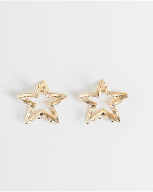 Pieces 2 Pack Small Metal Star Clips - Natural