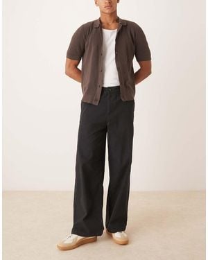 ASOS Loose Chinos - Natural