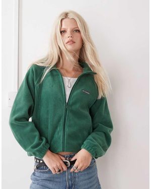 Columbia Benton Springs Relaxed Full Zip Fleece - Green