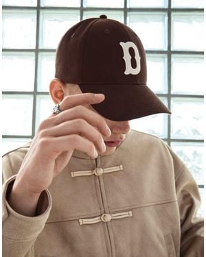 Bershka Patch Cap - Brown