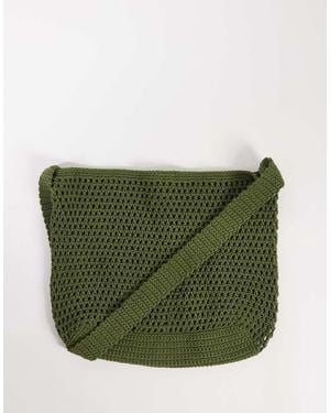 ASOS Knit Cross-body Bag - Green