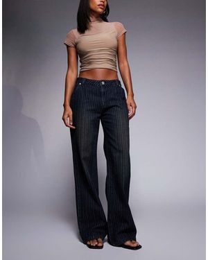 Abrand Jeans Abrand 99 Baggy Straight Leg Jeans - Blue