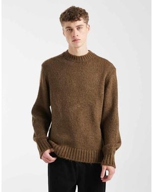 Jack & Jones Maglione Oversize Cioccolato - Marrone