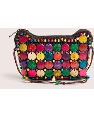 Public Desire Beaded Crossbody Bag - White