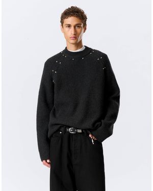 Weekday – wollmix-pullover - Schwarz