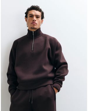 4505 Rest Day 1/4 Zip Boxy Sweat - Gray
