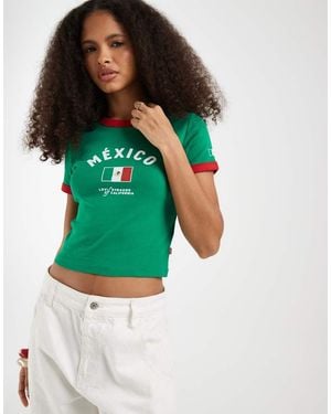 Levi's Mexico Mini Ringer T-shirt - Green
