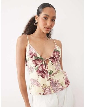 Abercrombie & Fitch V-neck Cami Top - Pink
