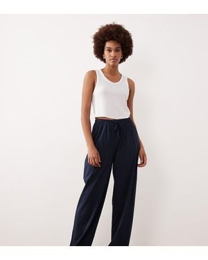 ASOS Asos Design Tall Mix & Match Cotton Pyjama Trouser - Blue