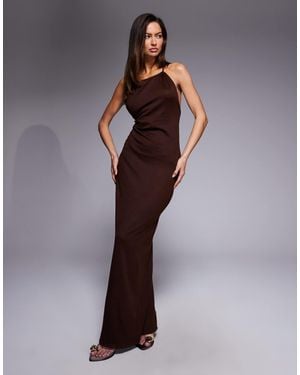 South Beach Knitted Maxi Beach Dress - Purple