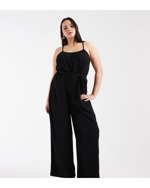 ONLY Jumpsuit Met Gestrikte Taille - Zwart