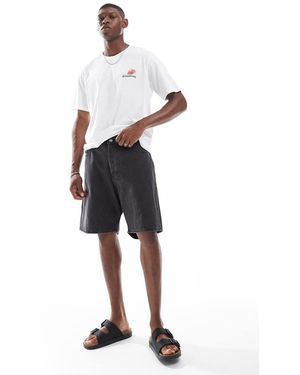 Jack & Jones Pantalones Cortos Vaqueros Lavado De Corte Suelto Tony De - Azul