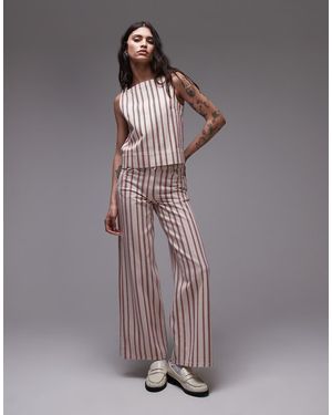 TOPSHOP Mid Rise Wide Leg Jean - Multicolour