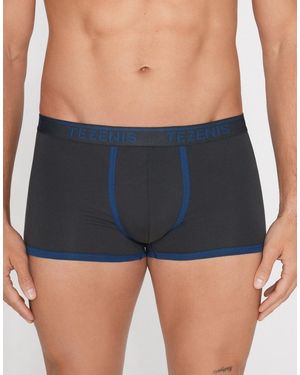 Tezenis Boxers With Contrasting Trim - Blue