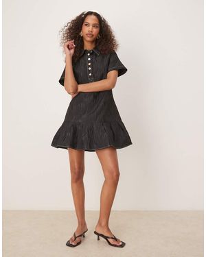 Ghospell Gabby Mini Dress - Natural